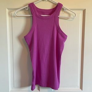 M LOFT Ribbed Racerback Tank Like New